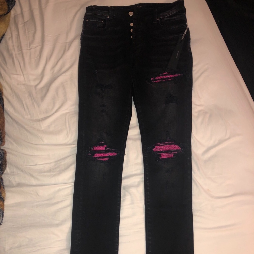 Amiri Pink Patch Jeans Brand New size 30